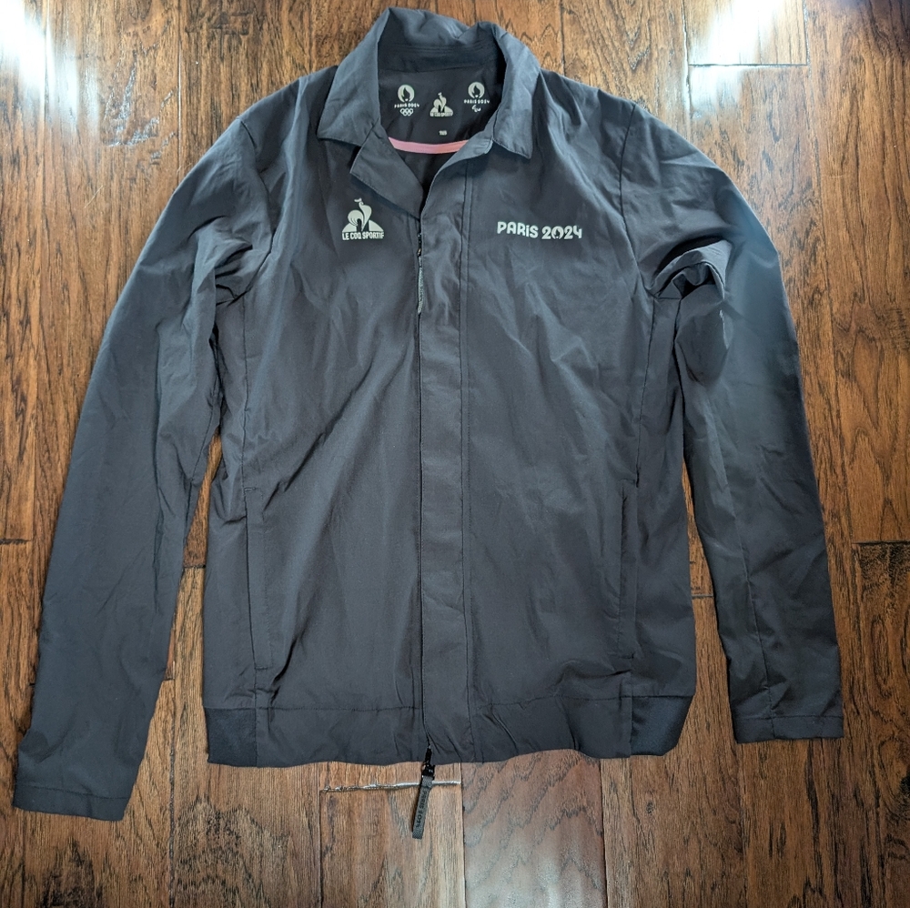 Le Coq Sportif women's Dark Gray Paris 2024 Olympic Jacket